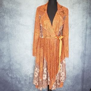 Dor Dor Lace Wrap Style Jacket Size M